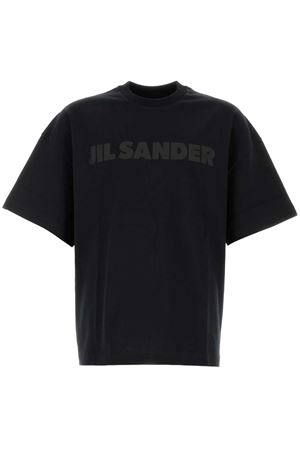 Black cotton T-shirt JIL SANDER | J21GC0168J20243001